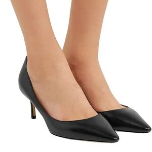 Women Fashion Pointed Toe Slip On Comfort Basic Kitten Heel Pumps Shoes …